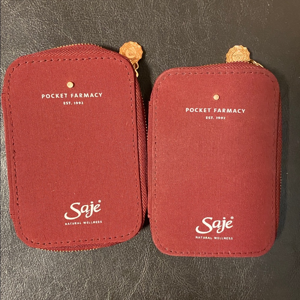 Saje Pocket Pharmacy Organizer Case (2 pack)